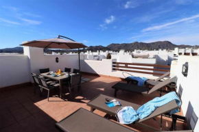 Los Veleros apartamento frente al mar con azotea y piscina compartida, San Juan De Los Terreros